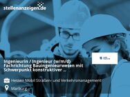 Ingenieurin / Ingenieur (w/m/d) Fachrichtung Bauingenieurwesen mit Schwerpunkt konstruktiver Ingenieurbau - Marburg