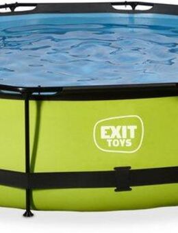 EXIT Framepool inkl. Kartuschen-Filterpumpe & Filterkartusche (Set, 3-tlg), ØxH: 366 x 76 cm
