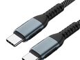 USB-C zu USB-C kabel 100w, 5A, 1 Meter geflochten - kostenloser Versand in 30159