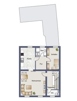 Geräumige Wohnung mit zwei Zimmern in Aachen-Eilendorf - Aachen