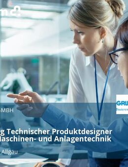 Ausbildung Technischer Produktdesigner (m/w/d) Maschinen- und Anlagentechnik - Wangen (Allgäu)