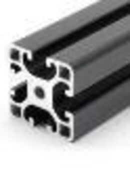 Alu-Profil Aluminiumprofil Nut 5/6/8/10 mm S silber/schwarz - Weinstadt