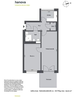 2 Zimmer im WOHNEN PLUS - Hannover