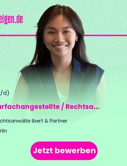Notarfachangestellte / Rechtsanwaltsfachangestellte [m/w/d] mit Schwerpunkt Notariat - Berlin