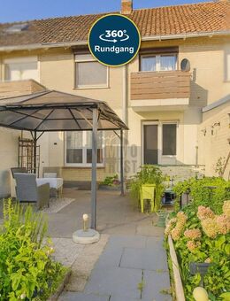 TOP GEPFLEGTES REIHENHAUS IN ZENTRALER LAGE, TERRASSE MIT SÜDAUSRICHTUNG, GARTEN UND GARAGE - Nordenham