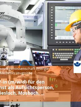 Ingenieur/-in (m/w/d) für den Außendienst als Aufsichtsperson, Bereich Wiesloch, Mosbach, Vaihingen an der Enz, Bietigheim, Bissingen. - Wiesbaden