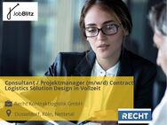 Consultant / Projektmanager (m/w/d) Contract Logistics Solution Design in Vollzeit - Düsseldorf
