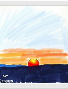 Kunst Sonnenuntergang überm land - Düsseldorf