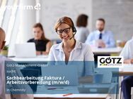 Sachbearbeitung Faktura / Arbeitsvorbereitung (m/w/d) - Chemnitz