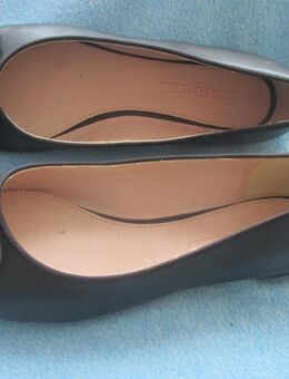 NEU * 50er Jahre * Rockabilly- Style * Leder- Imitat * Schleifen * Ballerinas * Slipper * Schuhe "ESPRIT" Gr. 37/ 4 * schwarz - black * - Riedlingen