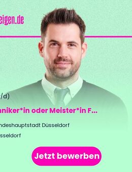 Techniker*in oder Meister*in Fahrzeugtechnik - Düsseldorf