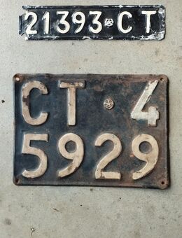 Nummernschilder Italien. CT - Kirchheim (Teck)