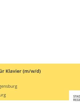 Lehrkraft für Klavier (m/w/d) - Regensburg