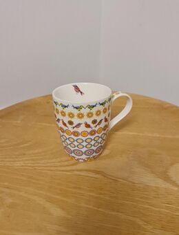 Hutschenreuther Lots of Dots Collection Henkelbecher Tasse rose birds Porzellan - Essen