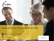 Personalreferent / HR Generalist (m/w/d) - Bremen