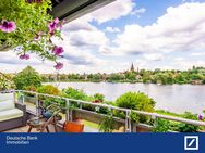 Perfekte HARMONIE am WASSER mit Blick auf die Werder Insel, Bootssteg & Tiefgaragenstellplatz - Werder (Havel)