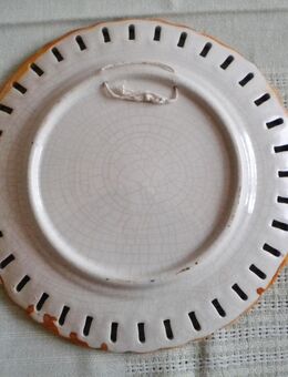 Keramik-Wand/Sammel-Teller,Alt,ca. 21 cm - Linnich