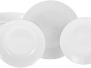 my home Tafelservice Angi (18-tlg), 6 Personen, Porzellan, Geschirr-Set, harmonische, trendige Coupeform