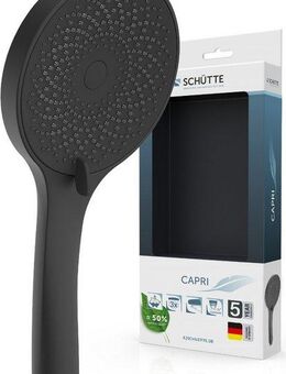 Schütte Handbrause CAPRI, Duschbrause, 3-fach verstellbar, Antikalk, wassersparend