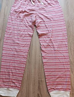 Pyjama Hose Damen, pink Querstreifen, Größe 40/42, wie neu - Herten
