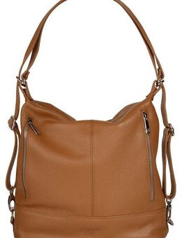 Samantha Look Cityrucksack, echt Leder, Made in Italy