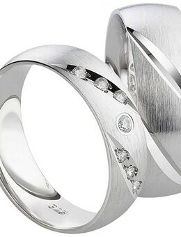 Silberringe mit 7 Zirkonias SR098-SR099 - Aholming