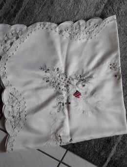 Weihnachtstischdecke weiss 110 x 110 cm - Euskirchen