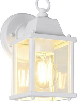 TRIO Leuchten Außen-Wandleuchte MIRANDE, Hauswand Leuchte Laterne mit Glasschirm, exkl 1x E27 max 40W, Leuchtmittel wechselbar, warmweiß - kaltweiß, IP23, Outdoor Wandlampe für wechselbare Leuchtmittel Höhe 23cm