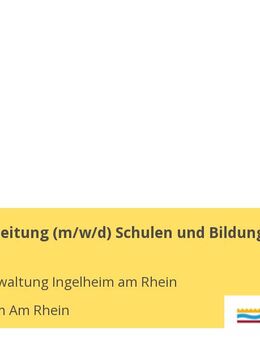 Abteilungsleitung (m/w/d) Schulen und Bildung - Ingelheim (Rhein)