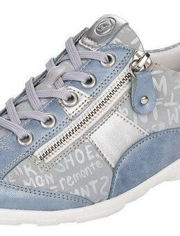 Remonte Schnürschuh mit feinem Metallic-Schimmer, Freizeitschuh, Halbschuh, Schnürschuh