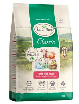 Lukullus Kaltgepresst Rind & Forelle - 10 kg: neue Rezeptur