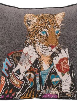 H.O.C.K. Dekokissen Mister Rocky, mit Tigermotiv, Wendekissenhülle mit Füllung, 1 Stück