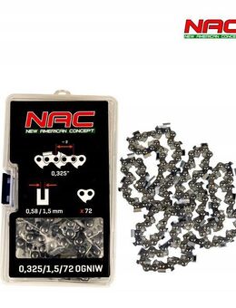 18" Kettensägekette NAC 72 Glieder 0.325" x 1.5mm TT CS5200 Set23412 - Wuppertal
