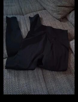 Leggings Leggins gefüttert schwarz warm S M Po Peach Booty Hose - Zwickau