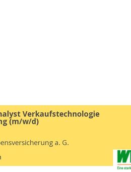 Business Analyst Verkaufstechnologie Versicherung (m/w/d) - München