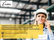 Ingenieur/in oder Techniker/in (m/w/d) als Sachbearbeitung beim Eigenbetrieb Immobilienmanagement (IDA), technisches Objektmanagement (HLS) im Fachbereich technischer Gebäudebetrieb für Verwaltungsgebäude, Kitas und sonstige Gebäude (m/w/d) Vollzeit - Darmstadt