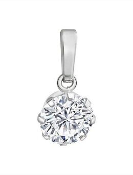 Vivance Kettenanhänger Silber 925 rhodiniert Zirkonia