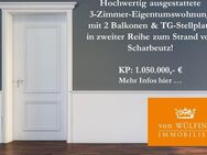 Hochwertig ausgestattete 3-Zimmer-Eigentumswohnung mit 2 Balkonen und 1 TG-Stellplatz in zweiter Reihe zum Strand von Scharbeutz! - Scharbeutz