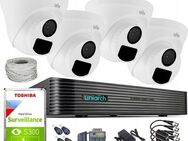 Uniarch 5MPX-UNI-4KIT-T115 mit 4 Full-HD-IR-Kameras zur Überwachung Überwachungskamera ÜBERWACHUNGS-KIT 4 HD-KAMERAS OUTDOOR-APP CCTV IOS Android - Wuppertal