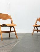 Mid Century Wilde Spieth Egon Eiermann Kinderstuhl Folding Chair in 22303