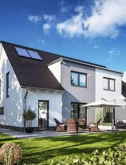 Doppelhaushälfte, massiv gebaut, Preis inkl. Grundstück - Heddert