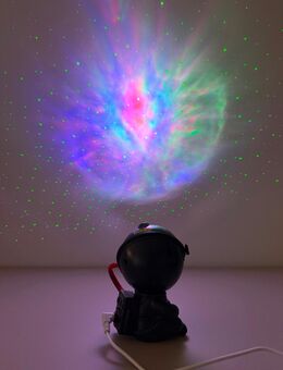 Cosmo Guard - Schwarze Actionfigur mit Kosmos-Projektion - Langenberg