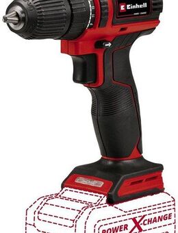 Einhell Akku-Bohrschrauber TE-CD 18/40 Li BL - Solo, max. 1450 U/min, (1-tlg), ohne Akku