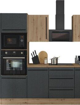 KOCHSTATION Küchenzeile Florida, Breite 360 cm, wahlweise mit E-Geräten,Softclose für Türen/Schubkästen