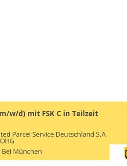 Rangierer (m/w/d) mit FSK C in Teilzeit - Garching (München)
