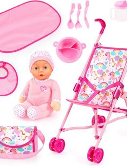 Bayer Puppenbuggy Set mit Puppe