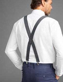 Man's World Hosenträger in klassischer X-Form & bequemer Breite & extra Länge - NEW