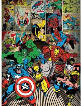 Reinders! Poster Marvel Helden, (1 St)