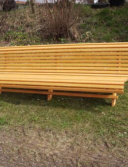 Gartenbank fertig lasiert Länge ca 2,5 m HANDARBEIT - Tyrlaching