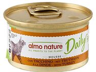 5 + 1 gratis! 6 x 85 g Almo Nature Daily Menu - Mousse mit Truthahn